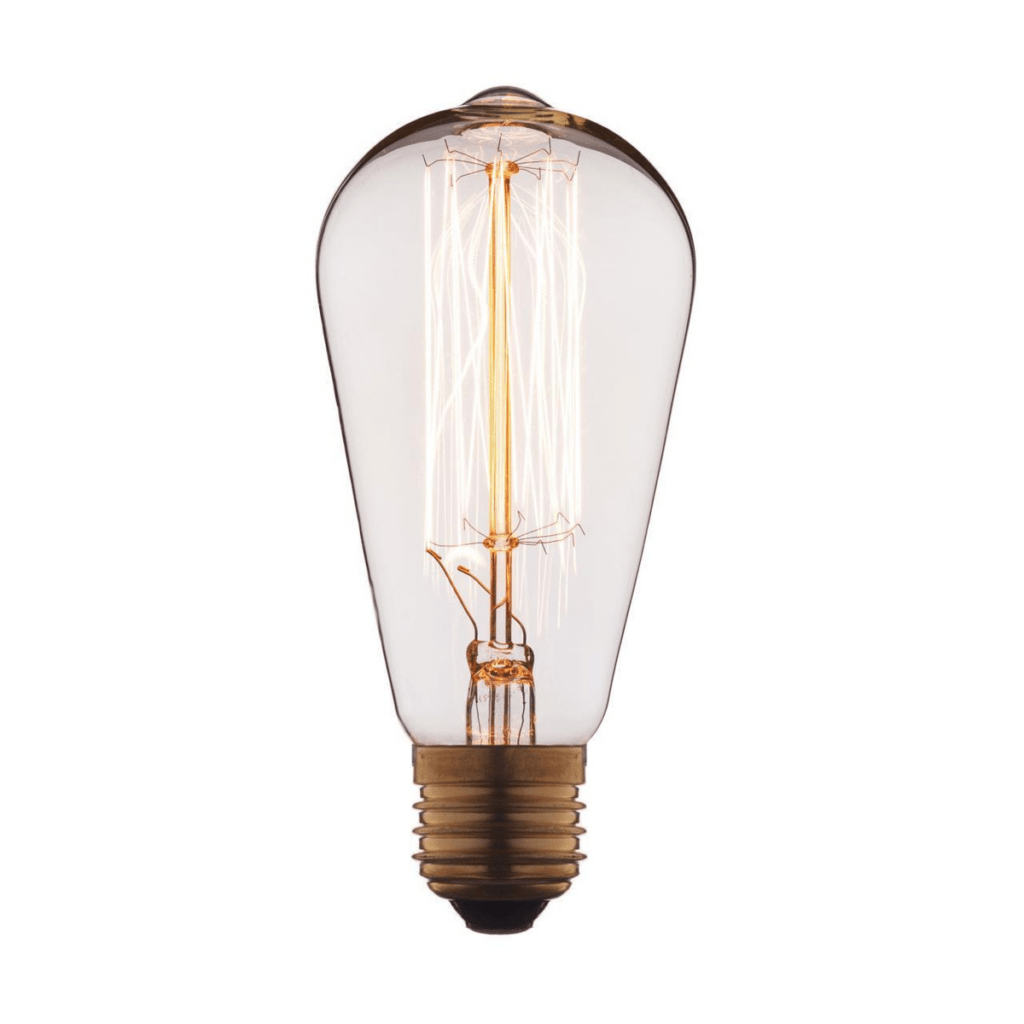 Лампочка ST64 LED филамент. 6Вт
