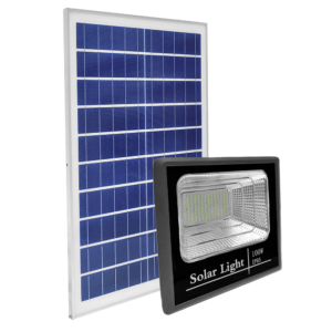 Светодиодный прожектор на солнечных батареях 100 W