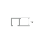 Алюминиевый профиль ПО П12х12